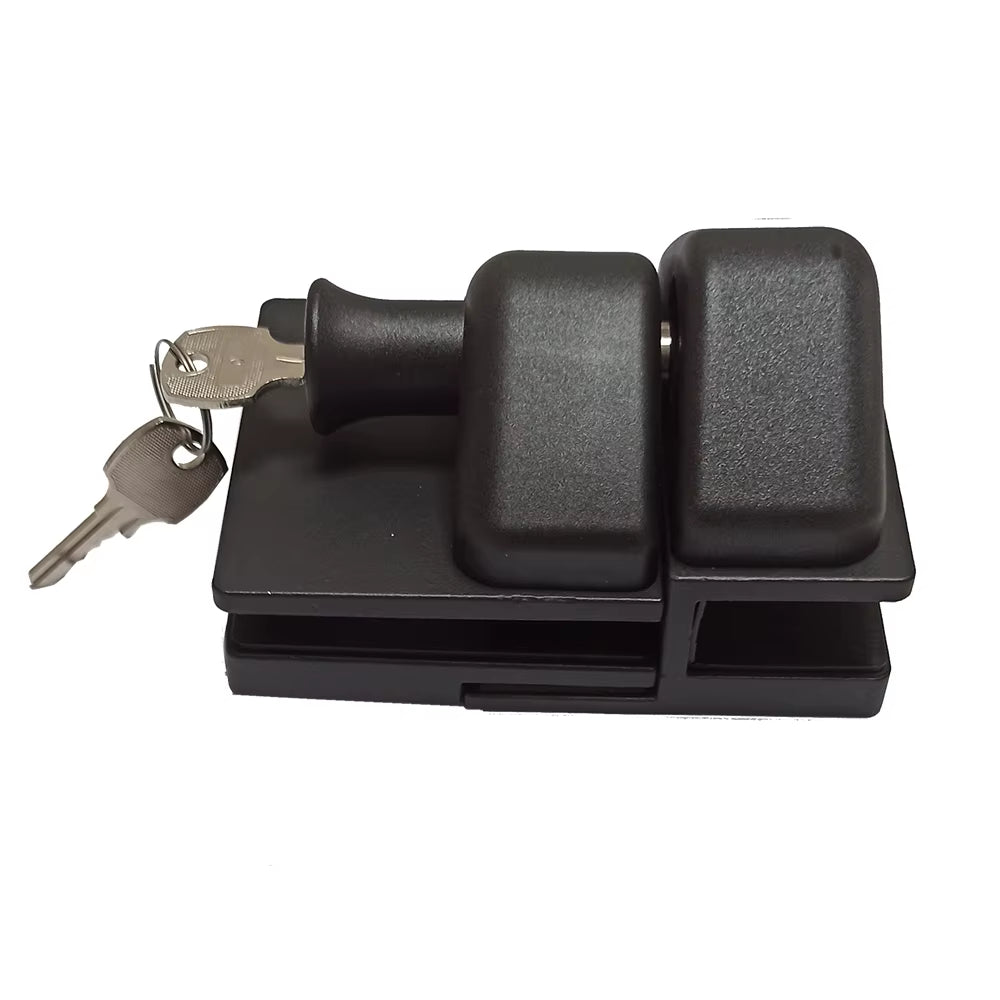 Loquet de sécurité pour porte en verre – Serrure magnétique en acier inoxydable 2205 pour clôture de piscine en verre