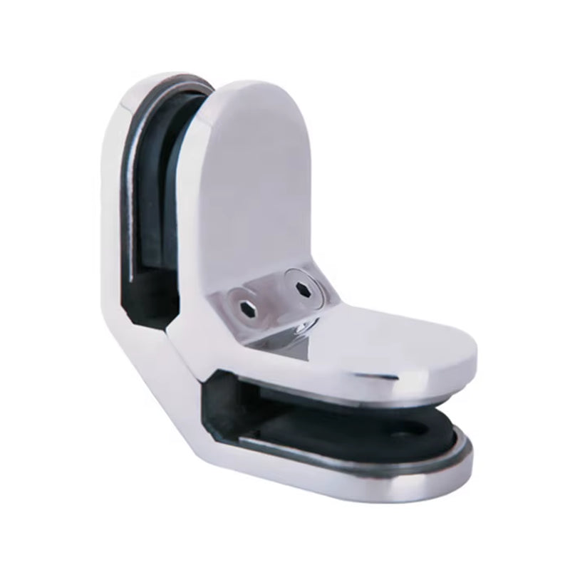 Équerre à 90° pour verre à verre – Connecteur d’angle en acier inoxydable pour garde-corps, pince à verre