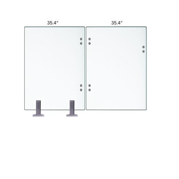 Panneau de penture en verre trempé