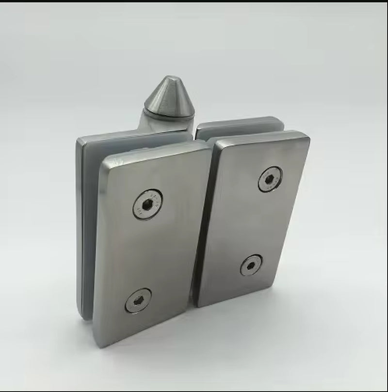 Charnière à ressort pour porte en verre – Acier inoxydable 2205 haute résistance, pour clôtures de piscine, garde-corps de terrasse