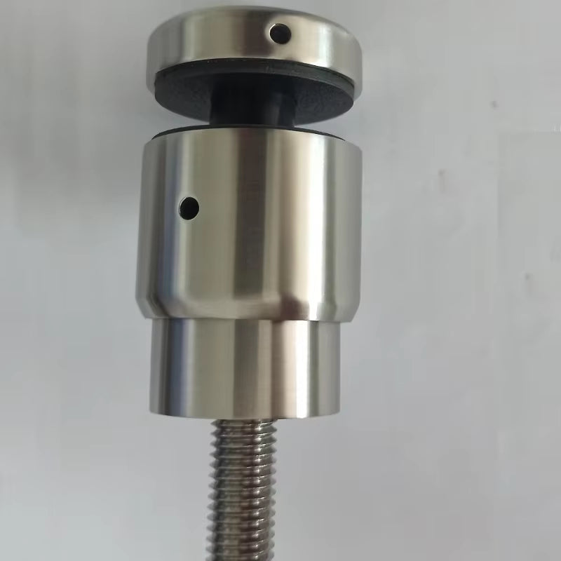 Pince à verre en acier inoxydable 316 – Connecteur pour garde-corps, rampes et balustrades d’escalier en verre, finition miroir