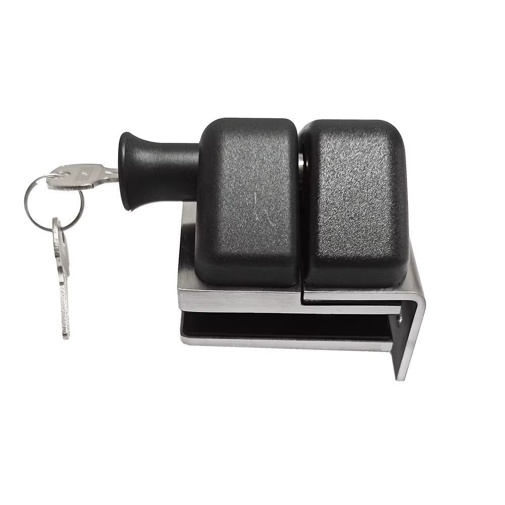 Loquet de sécurité pour porte en verre – Serrure magnétique en acier inoxydable 2205 pour clôture de piscine en verre