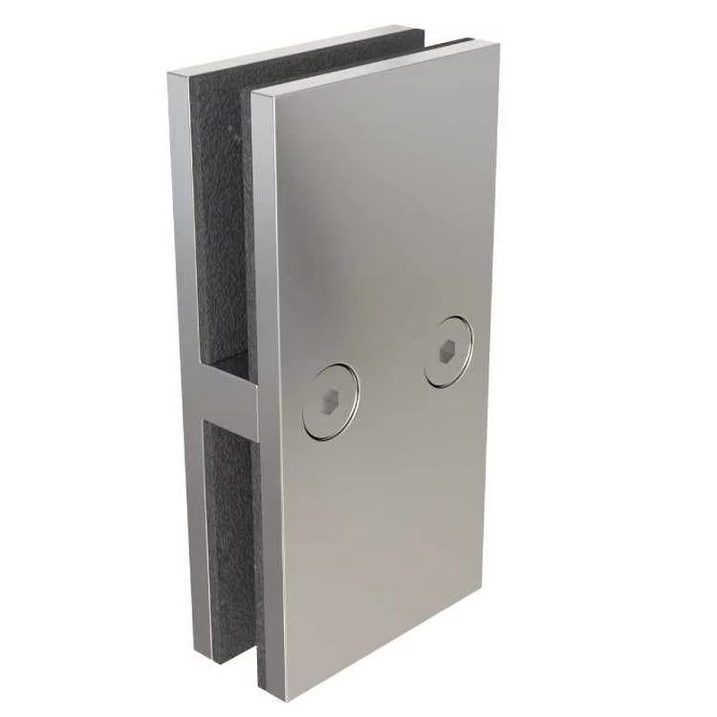 Pince à verre en acier inoxydable 2205/316 – Connecteur pour porte en verre, garde-corps de terrasse, escalier et balcon