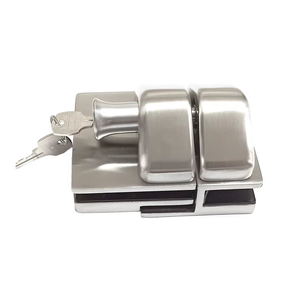Loquet de sécurité pour porte en verre – Serrure magnétique en acier inoxydable 2205 pour clôture de piscine en verre