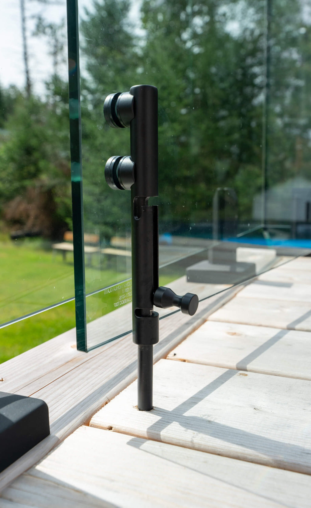 Verrou plancher en acier inoxydable – Loquet de sol pour porte en verre – Clôture de piscine