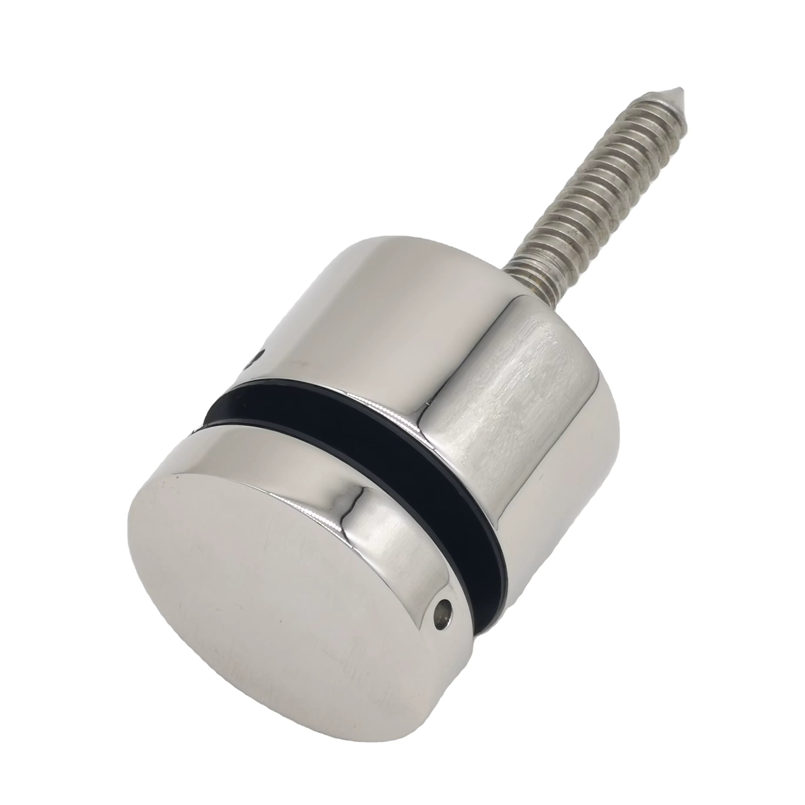 Entretoise murale inox 2205 – Finition Miroir / Satin / Noir – Fixation pour verre et garde-corps