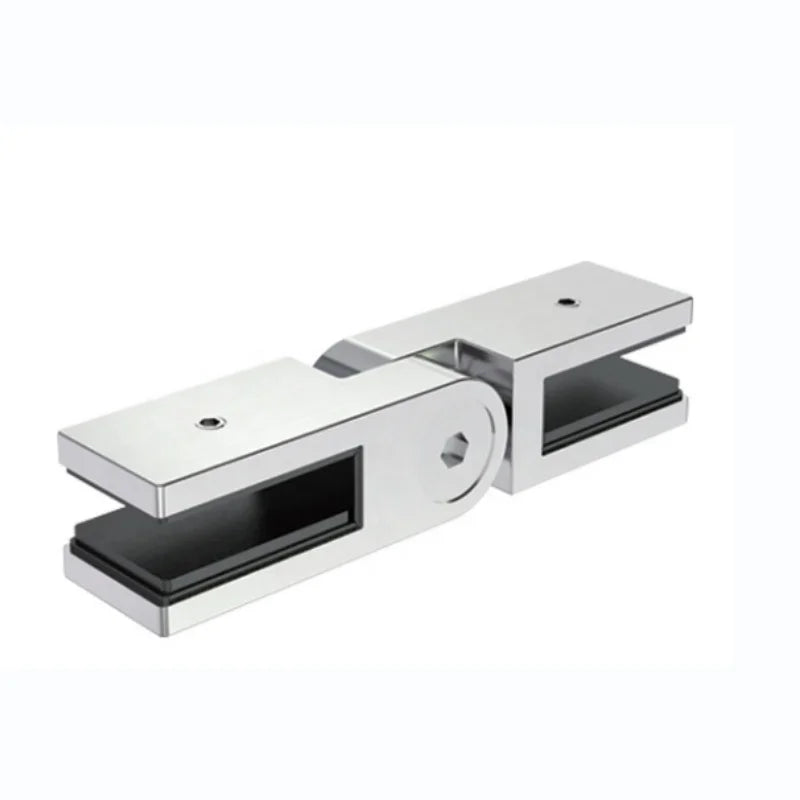 Fixations de garde-corps en verre réglables 90–180° en acier inoxydable – Matériel pour balustrade de balcon et terrasse de piscine, pour la sécurité à la maison