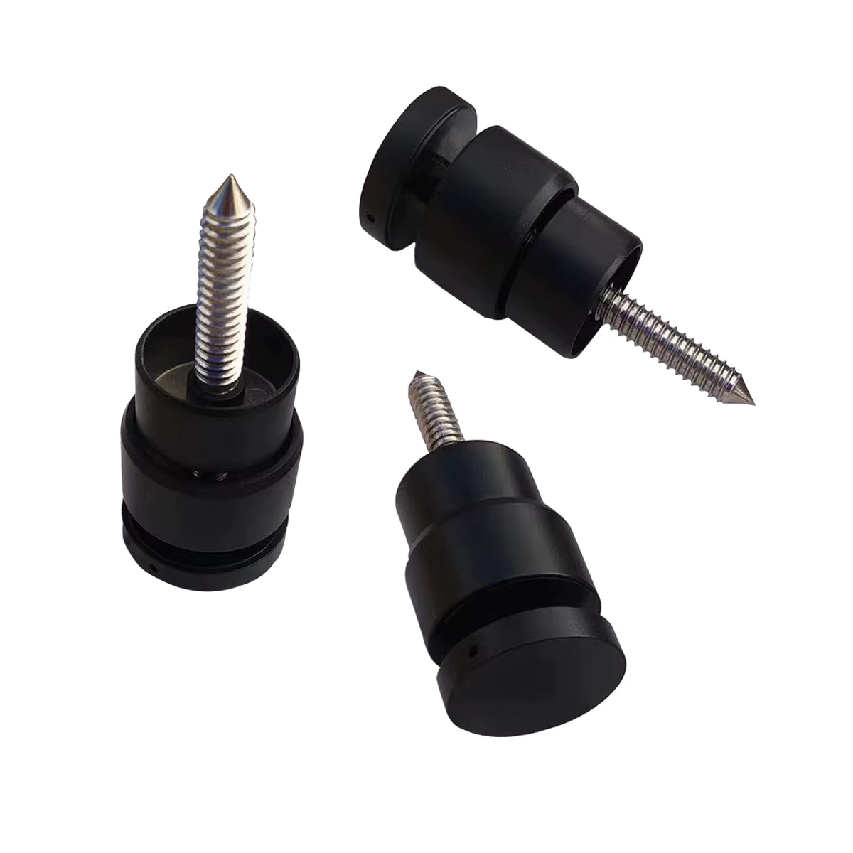 Entretoise murale inox 2205 – Finition Miroir / Satin / Noir – Fixation pour verre et garde-corps