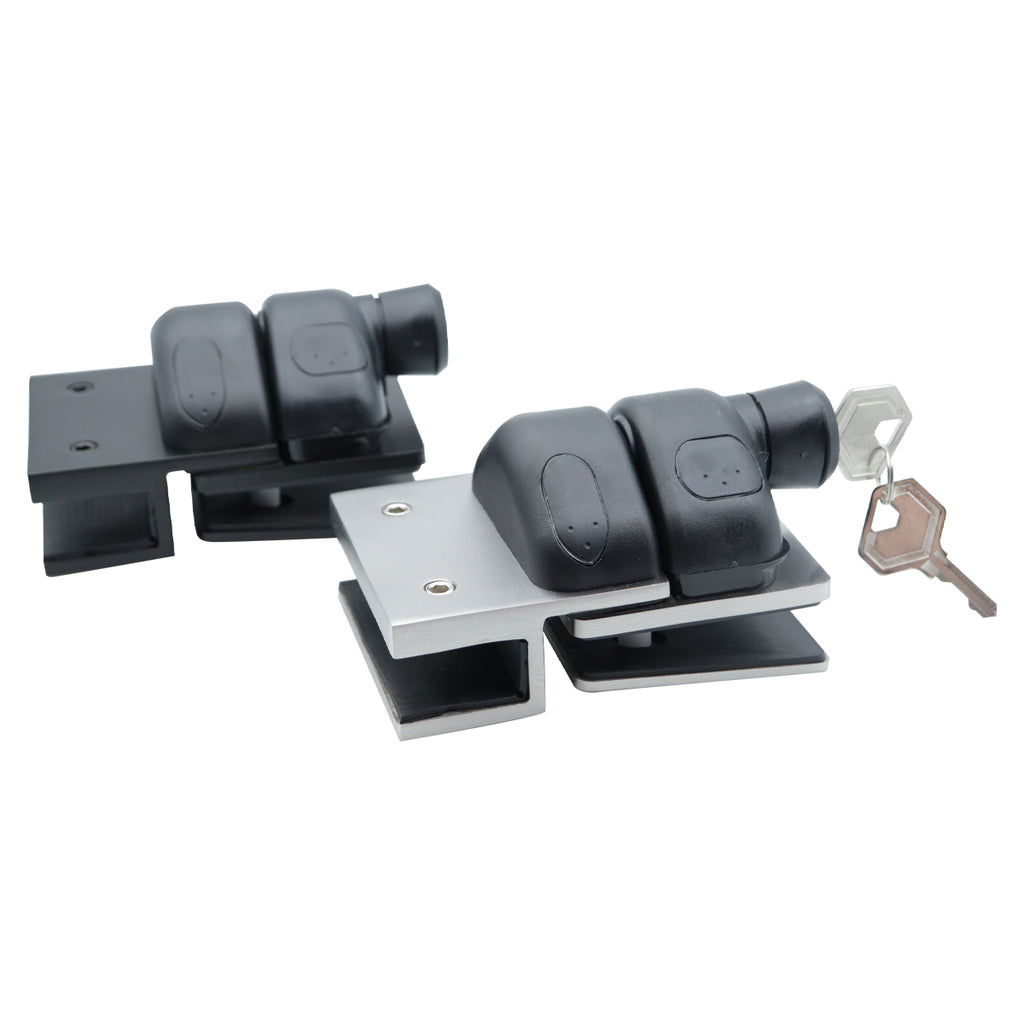 Serrure magnétique inox 2205 pour porte en verre – Sécurité piscine