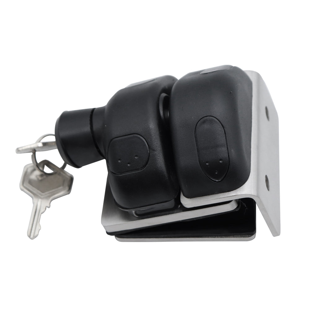 Serrure magnétique inox 2205 pour porte en verre – Sécurité piscine