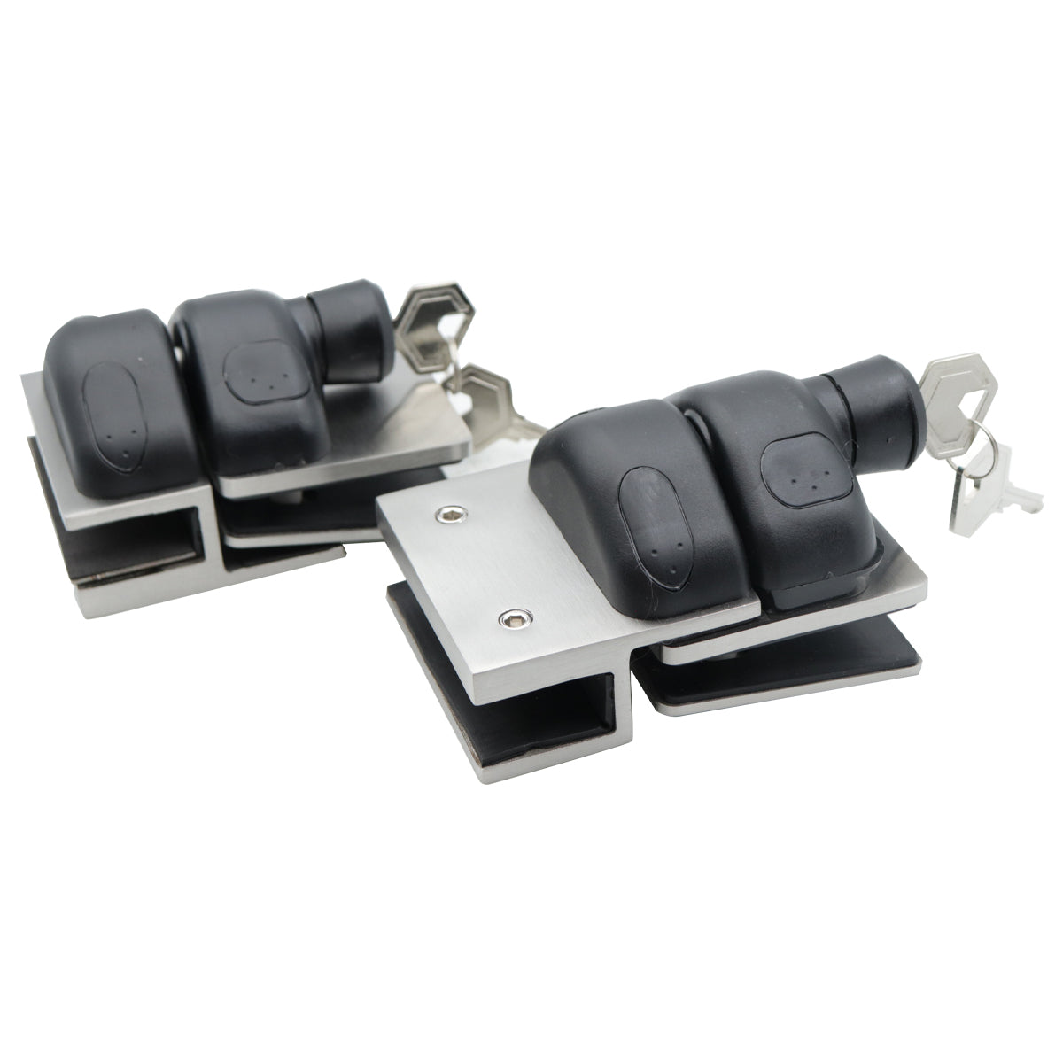 Serrure magnétique inox 2205 pour porte en verre – Sécurité piscine