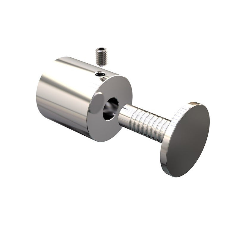 Entretoise murale inox 2205 – Finition Miroir / Satin / Noir – Fixation pour verre et garde-corps